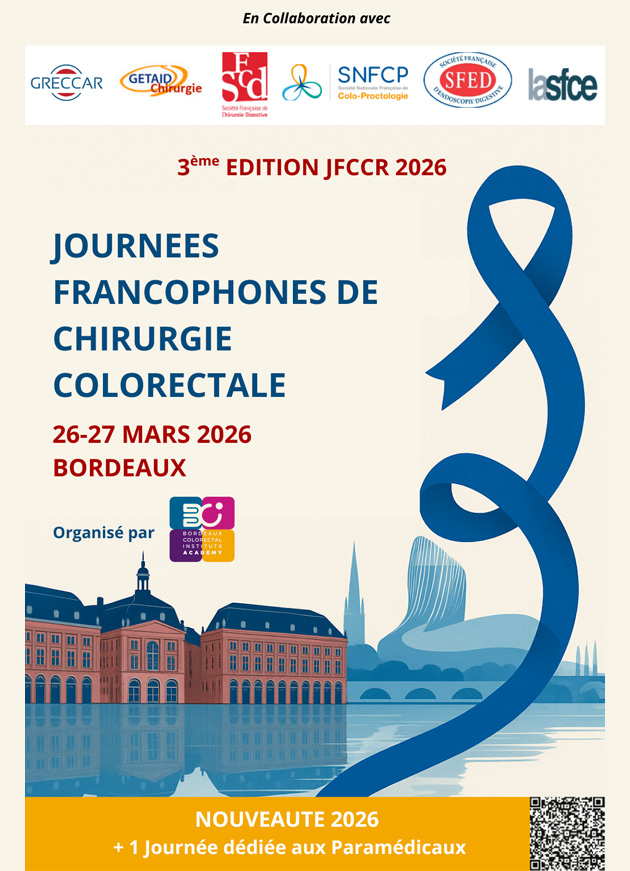 Affiche congr&egrave;s JFFCR 2026