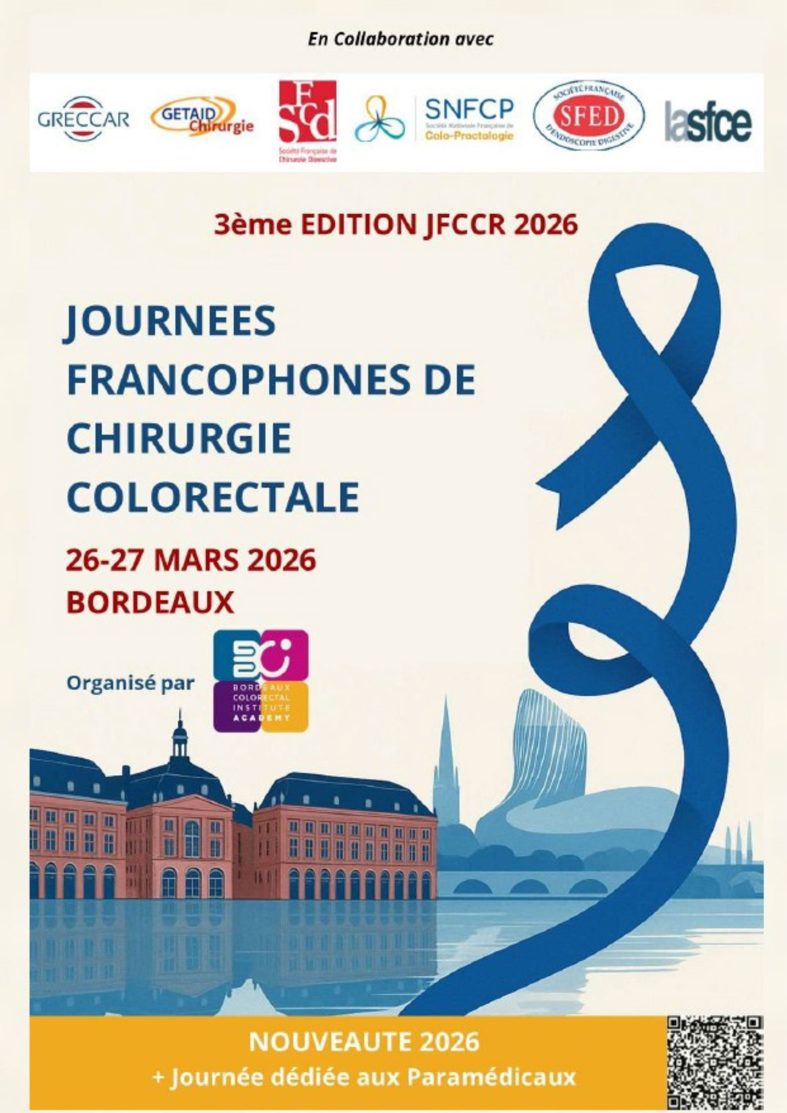 3&egrave;mes Journ&eacute;es Francophones de Chirurgie Colorectale