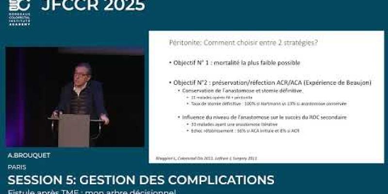 Congrès JFCCR25_SESSION 5: GESTION DES COMPLICATIONS